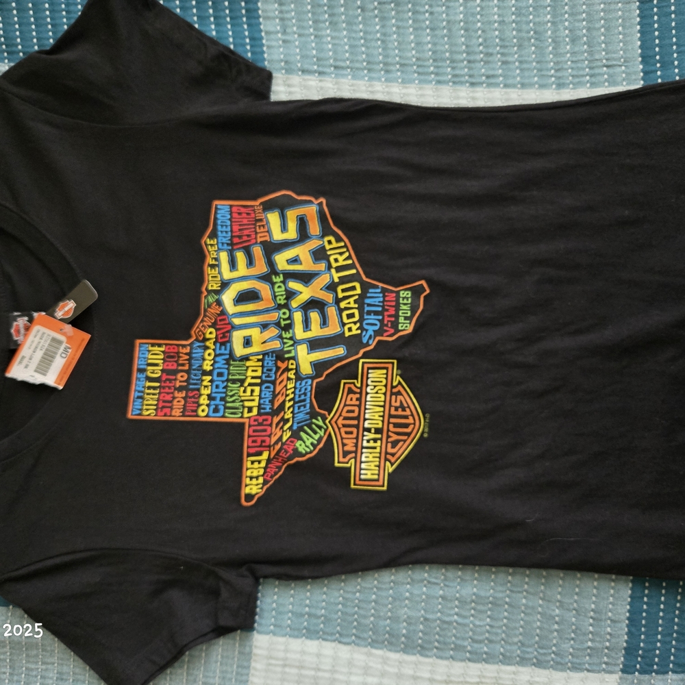 Harley-Davidson Black Texas Graphic Tee